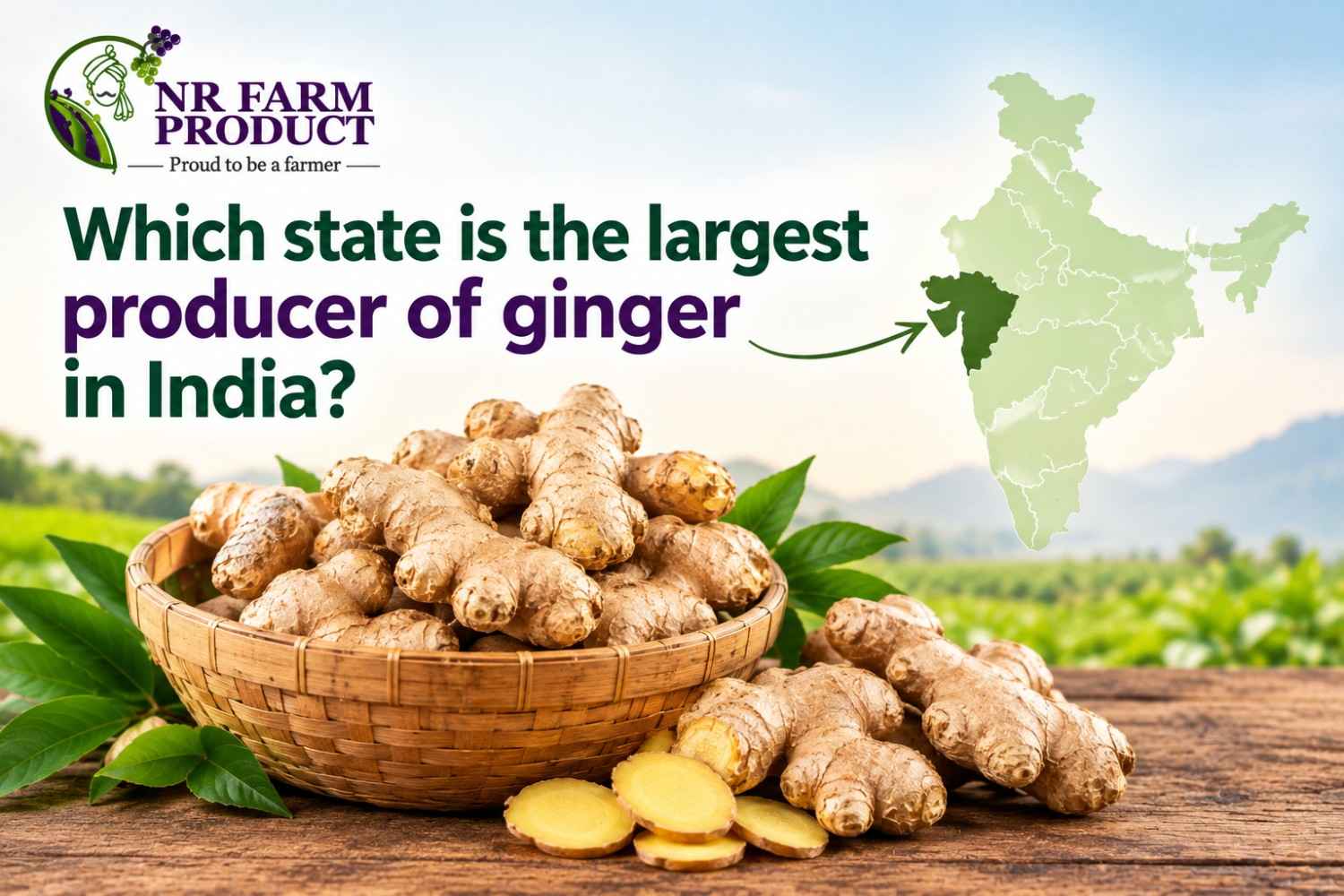 Which state is the largest producer of ginger in India?