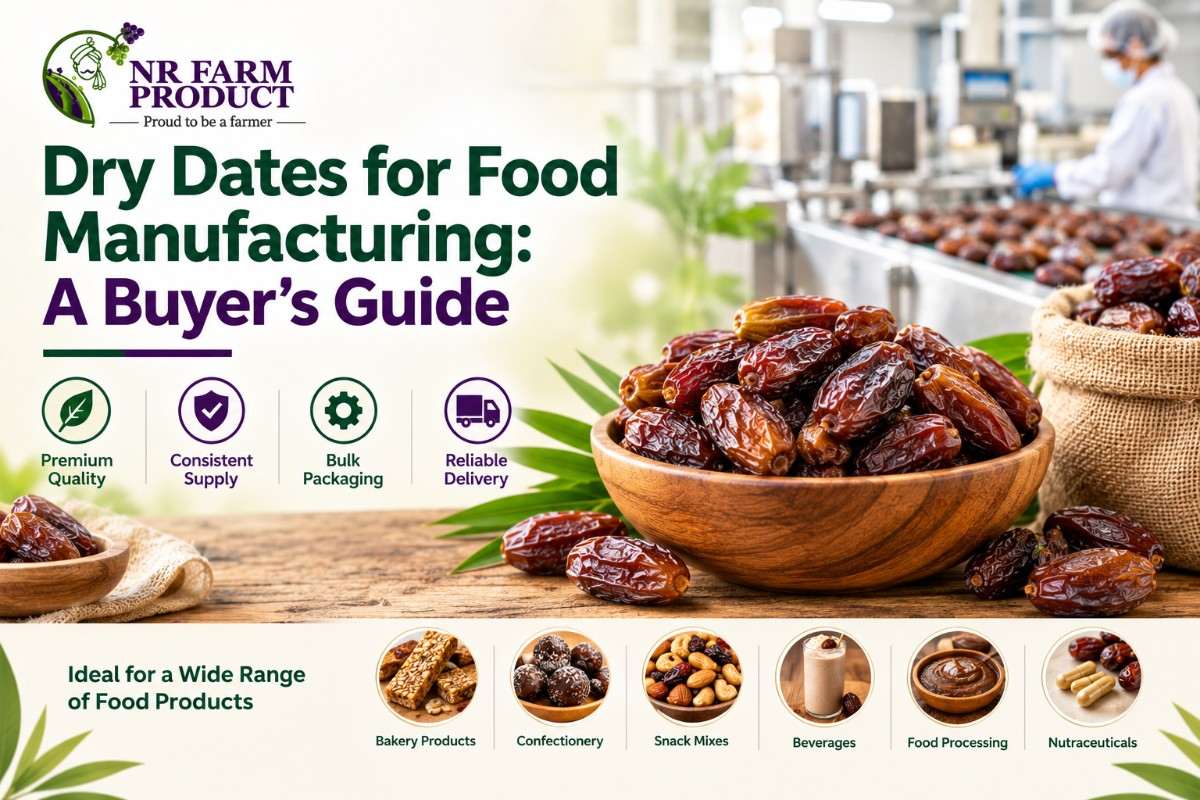 Dry Dates for Food Manufacturing: A Buyer’s Guide