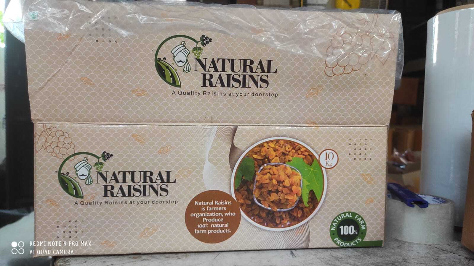 Premium Packaging boxes for Bulk Raisin Export Supply 